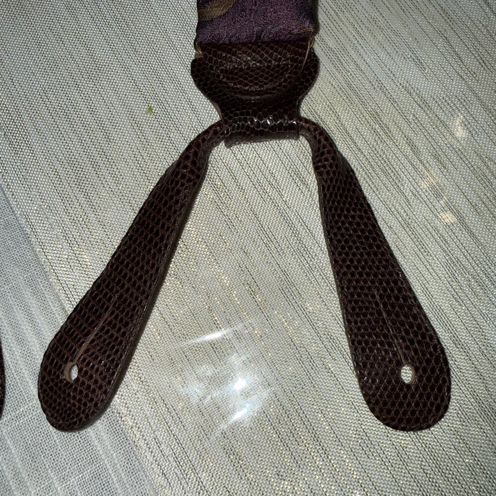 Trafalgar Limited Edition Men Silk suspenders braces Saint Angel - Picture 5 of 12